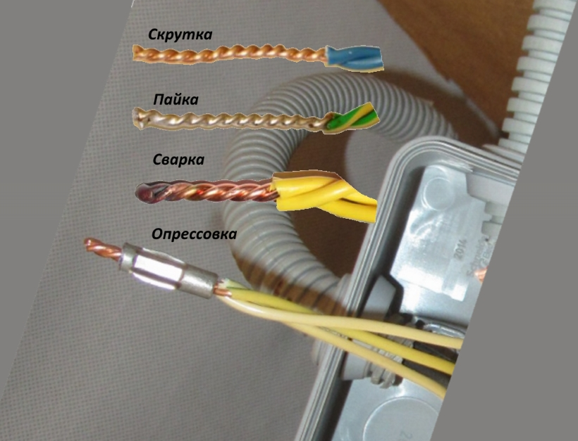 Как нарастить провод в розетке, стене, на открытом воздухе, для вводного силового кабеля или электроприбора