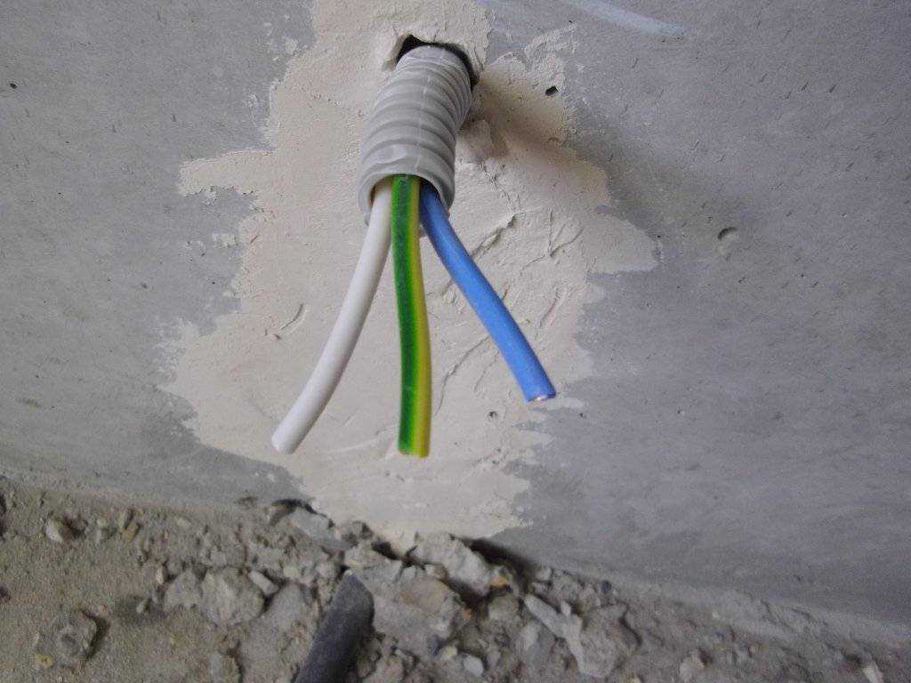Ввод кабеля в здание нормы