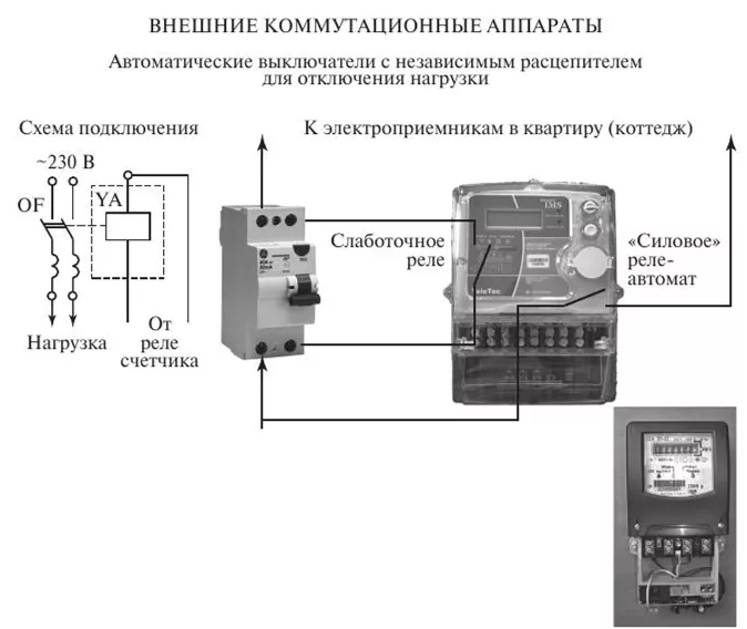 Схема подключения расцепитель