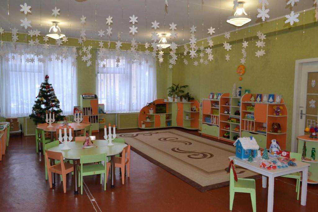 Детский сад - дизайн помещения внутри и снаружи