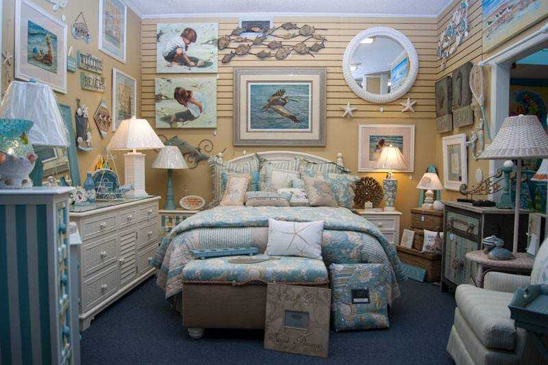 Спальня в морском стиле