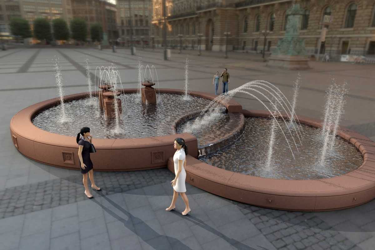 Максимальный уровень фонтана. Фонтан архикад. Современные фонтаны. Проект фонтана. Современный фонтан в парке.