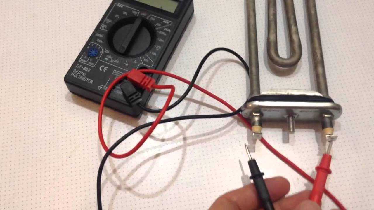 Трубчатый электронагреватель (тэн) – как проверить-прозвонить без приборов