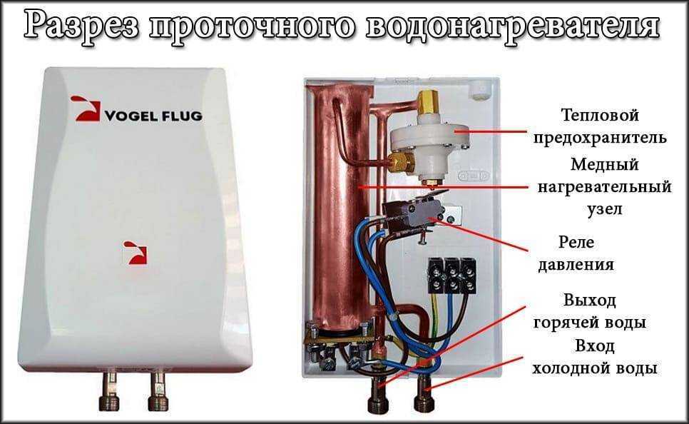 Схема подключения проточного водонагревателя atmor