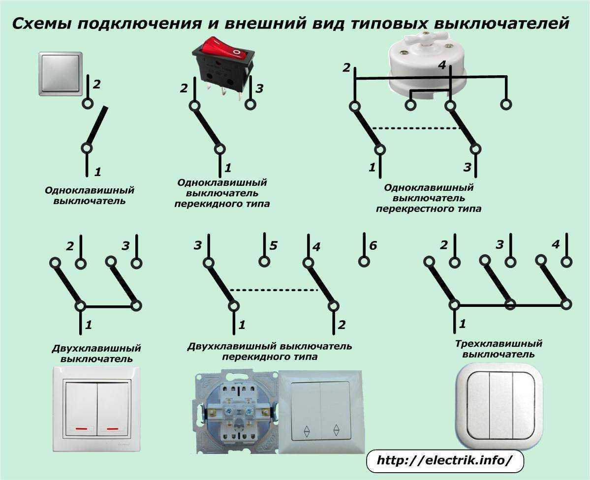 Выключатель света. их виды и типы. советы при выборе.