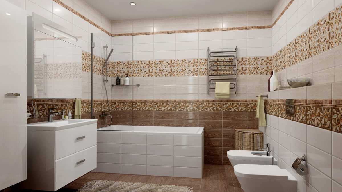 Как правильно выбрать керамическую плитку для ванной комнаты и туалета?