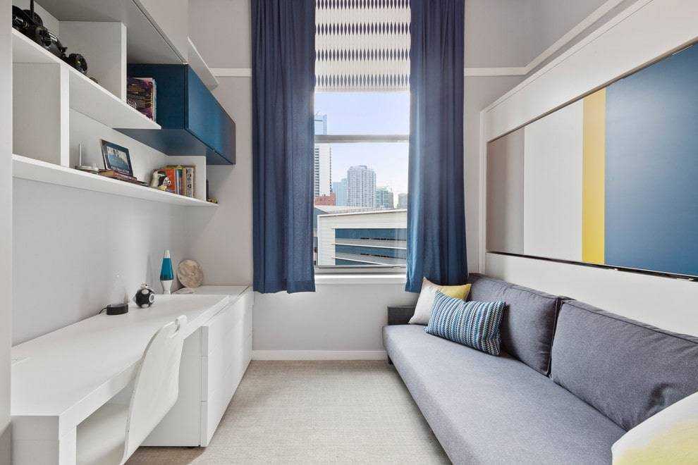 15 фото дизайна узкой и длинной гостиной: идеи интерьера длинной комнаты с окном и диваном