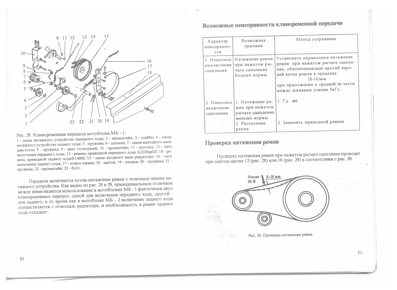 Мотоблок мб 1 инструкция по эксплуатации старого образца