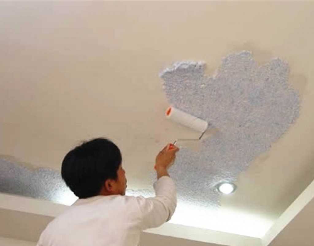Технология нанесение жидких обоев на стену и потолок!